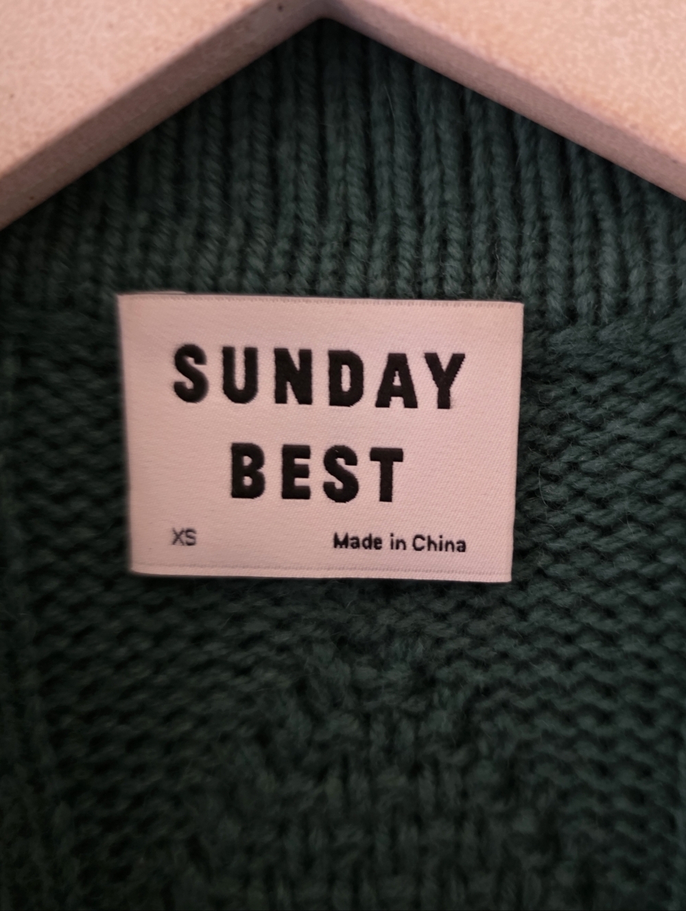 Sunday Best XS Coastal Cottagecore Fisherman Cable Knit Merino Wool Blend Vest - Picture 4 of 15